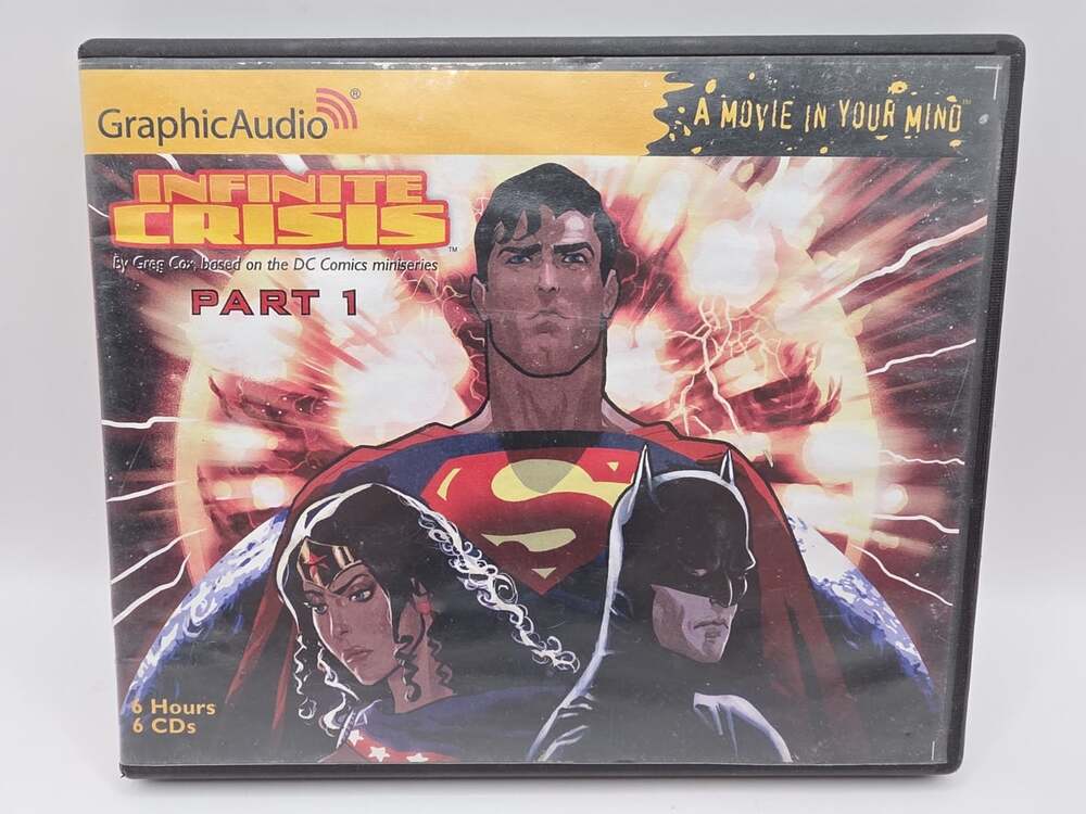 Infinite Crisis : Part 1 of 2 by Greg Cox (2007, Compact Disc) Audiobook DC